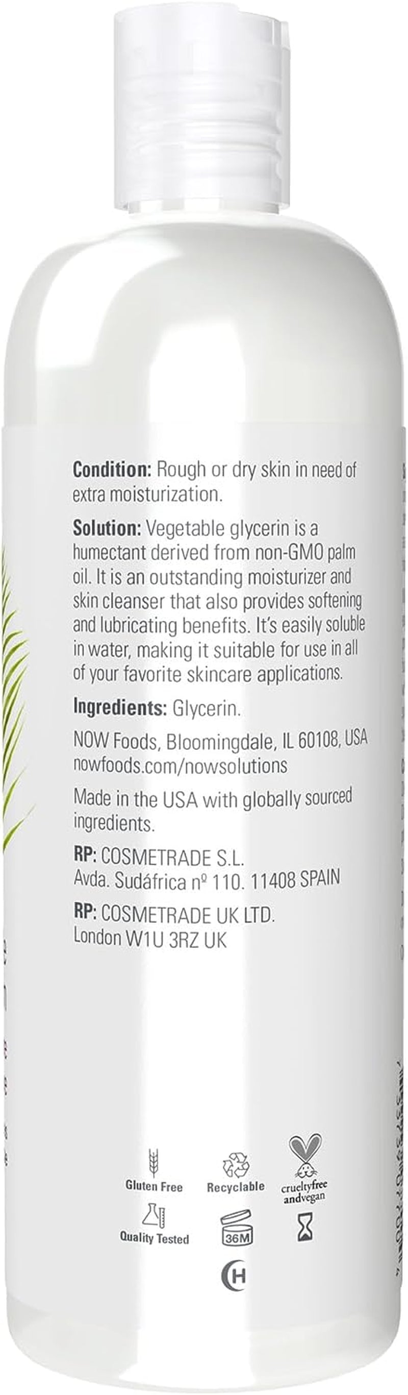 "Ultimate Skin Care Solution: 100% Pure Vegetable Glycerin for Soft, Moisturized Skin - 16-Ounce"